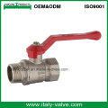 Made in China Quality Brass Plated Male Ball Valve (AV10080)